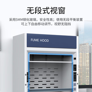 Fume Hood All Steel Laboratory Fume Hood Laboratory Exhaust Hood Acid and Alkali Resistant Pp Cabinet Desktop Air Cabinet 1.8m