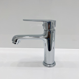 Qi Kun all copper Lisa basin single hole faucet Bath Cabinet extended water wash basin hot and cold faucet manufacturers wholesale