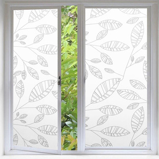 Translucent Opaque Self-Adhesive Window Stickers Insulated Frosted Glass Film Balcony Bathroom Bathroom Blackout Window Stickers