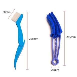 Cross-border air conditioning fin comb stainless steel brush fin comb condenser cleaning brush radiator cleaning tool suit