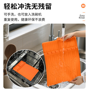 Cross-border Explosive Silicone Barbecue Mat Outdoor Camping Blackstone Barbecue Side Frame Silicone Mat Oven Protection Tool Mat