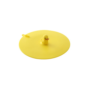 Sewer Odor-proof Cover Silicone Floor Drain Odor-proof Toilet Anti-return Odor Toilet Anti-insect Anti-odor Yellow Duck Pad Cover