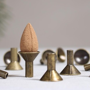 backflow incense base incense drag metal base alloy tower incense base incense rack cone incense dispenser accessories incense burner incense holder