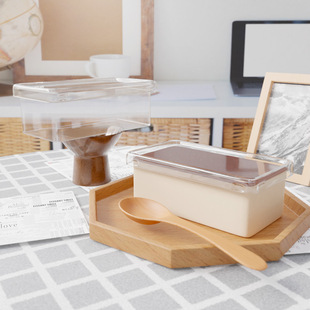 Transparent Lid Tiramisu Box Lasagna Mousse Cake Box Soybean Milk Plastic Box Disposable Dessert Packing Box