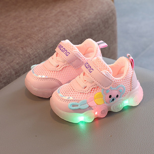 Summer 0-1-3 years old boys and girls toddler shoes infant children's shoes bright light mesh Shoes sandals baby sneaker