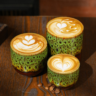 Kiln Change Espresso Cup Ceramic Kung Fu Tea Set Tea Cup Tea Tasting Cup Single Cup Vintage Crude Master Cup Water Cup