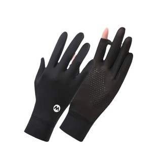 Sunscreen M Label Gloves Sun Protection Gloves Touch Screen Outdoor Bicycle Summer Thin Driving Cycling Gloves