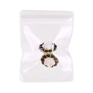 Jewelry Sealed Bag Anti-oxidation Thickened Transparent PVC Self-sealing Transparent Jewelry Portable Pinch Storage