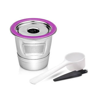 Лучшие продажи K Cup Keurig 2.0 Mini Plus из нержавеющей стали для кофейных капсул для кофейных фильтров Набор чашек