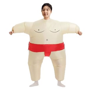 COSPLAY Halloween Costume Creative Dance Funny Fat Man Sumo Ballet Bikini Inflatable Doll Costume