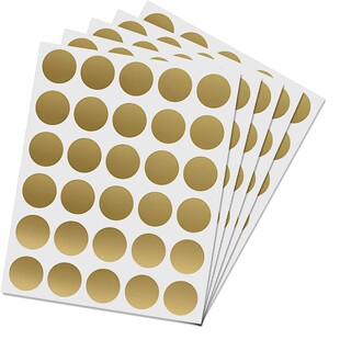 in stock Hot 1 Inch Scratch Sticker Golden Round Scratch Sticker DIY Scratch Sticker Pack