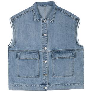 2023 Vest Women's Spring and Summer Thin Year New Net Infrared Wear Summer Thin Waistcoat Vest Jacket
