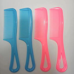 Anti-static Hairdressing Comb Household Portable Plastic Colorful Comb Massage Comb Foldableing Thickeneded Medium Tooth Comb Cooked Glue