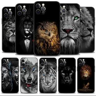 Применимо для Apple iPhone чехол для животных Eagle Tiger Lion Wolf Dog мягкая оболочка чехол для iPhone