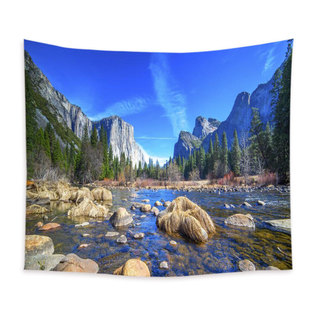 Cross Border ins Tapestry Beach Sea View Trees Home Decor Bohemian Tapestry Tapestry Amazon