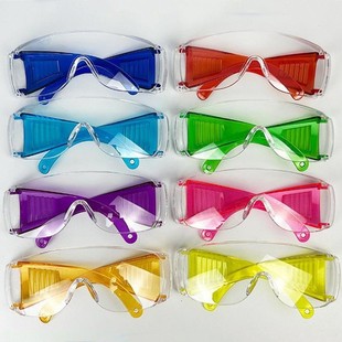 Waterproof Glasses Splash Festival Glasses Thailand Yunnan Color Shutters Toy Safety Labor Protection Splash Festival Goggles
