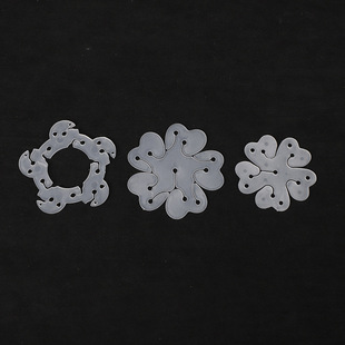 Balloon plum blossom clip buckle wedding party double layer balloon clip flower modeling clip plum blossom buckle balloon accessories wholesale