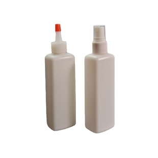 Factory supply 120ml8oz liquid split bottle spray bottle HDPE high temperature resistant plastic frosted bottle