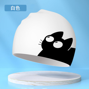 Swimming cap silicone unisex printable LOGO swimming cap head waterproof silicone swimming cap wholesale large quantity excellent price
