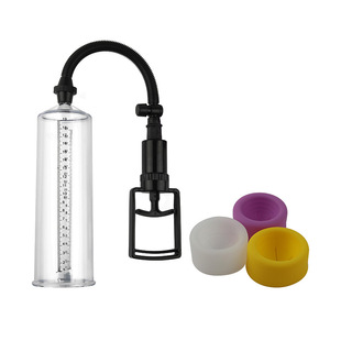 Sex toys silicone rubber accessories rubber ring transparent tube accessories large horn with tie rod with ball exercise health care