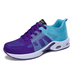 Cross-border Hot Sale Spring New Misty Netfly Weaving Women's Shoes Korean-style All-match Comfortable Casual Shoes Women's plus size sneaker