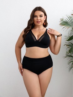 Tight упальники Cross-border Conservative Sexy European and American Bikini plus size Split Backless Swimsuit