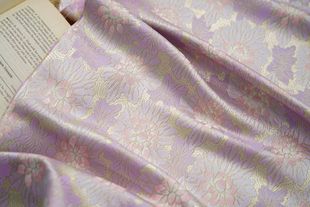 National Style Imitation Song Brocade Vest Clothing Jacquard Fabric New Chinese Style Small Floral Gold Silk Ancient Costume dress Fashion Fabric