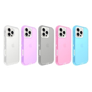 Три в одном прозрачный роботизированный чехол для iphone16 pro max