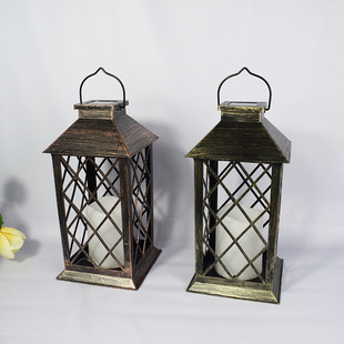 Solar Candle Lamp Palace Lamp Hanging Lamp Garden Lamp Outdoor Waterproof Garden Decorative Wind Lamp Lawn Lamp Landscape Lamp