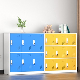 Kindergarten Bookbag Cabinet School Classroom Class Locker Color Locker Storage Cabinet for Primary and Secondary School Students with Lock