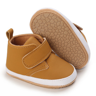 Lihai spring and autumn baby shoes simple solid color casual shoes for boys 0-1 years old newborn toddler shoes can be sent on behalf