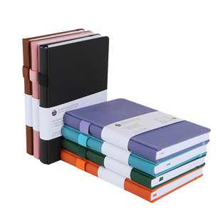 A5 Notebook Amazon cross-border dot printing with page number bandage notepad business office thick notebook in stock wholesale