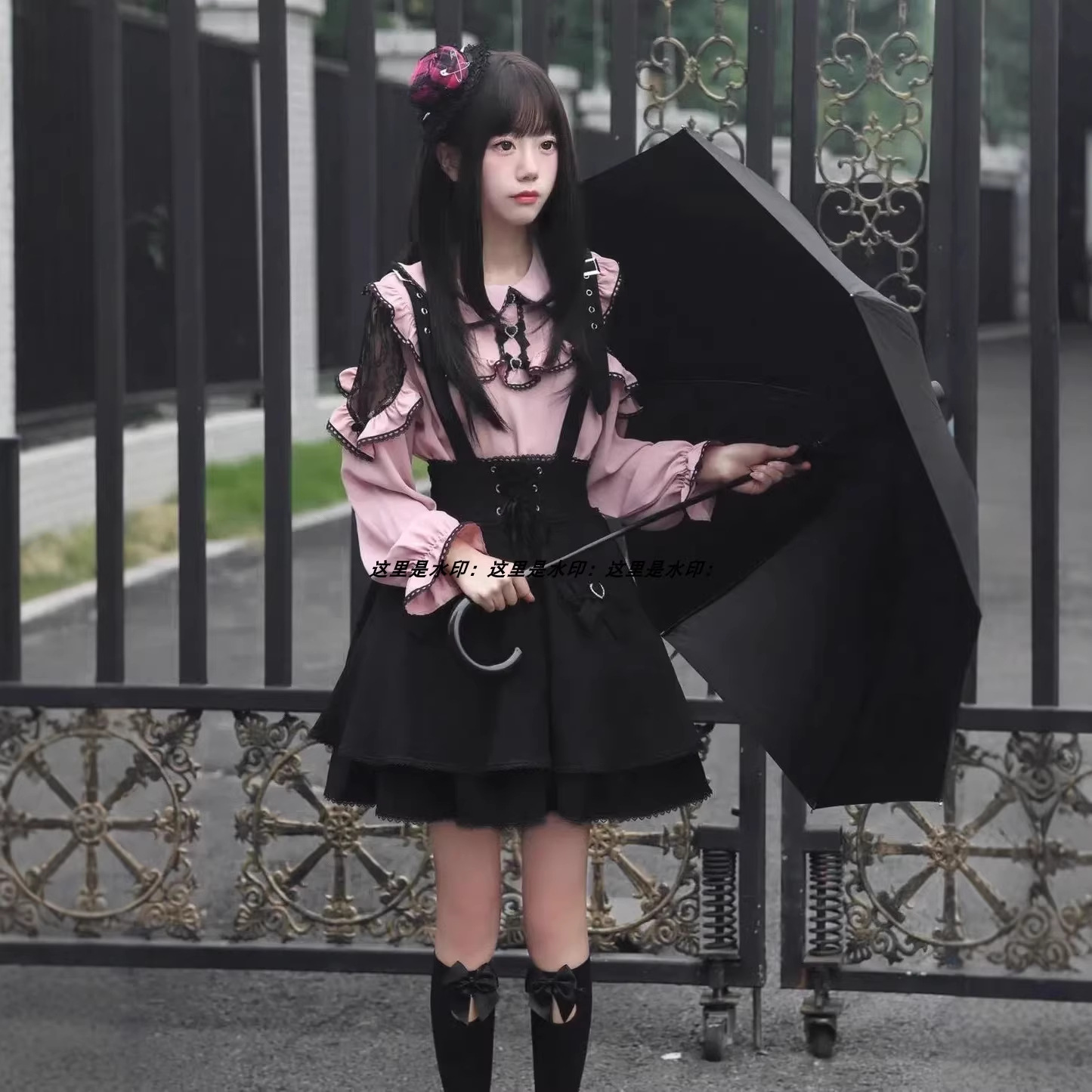 Leisure-Style Skirts with Bows, Everyday Suspender Skirts, Outfits for Petite Sizes, Clothing, Lace-Style Half-Skirts