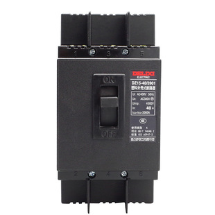Delixi Molded CAse Circuit BreAker DZ15-100 3901 63A 100A Three-PhAse Power TyPe 3P Air Switch