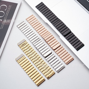 24 years new cross-border strap stainless steel for apple applewatch one bead bamboo iwatch steel strap