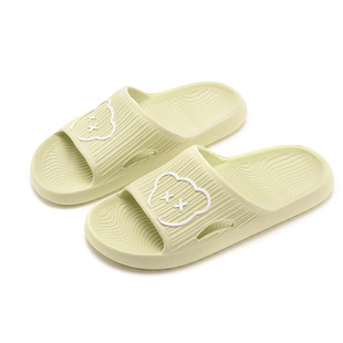2025 New Eva Bear Slippers Women's Summer Thick Bottom Indoor Home Bathroom Bath Mute Couple Sandals and Slippers