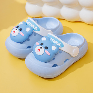 Soft-Soled Non-Slip Cartoon Dinosaur Clogs Summer Boys and Girls Kidsren's Slippers Sandals Kidsren's Baby Kidsren's Slippers