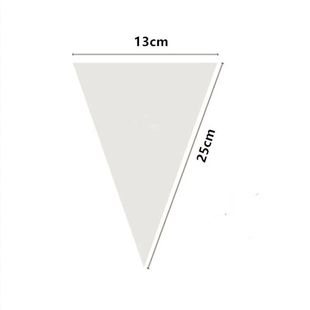 Cross-border in stock triangle bag transparent candy packaging baking packaging opp plastic bag packaging Amazon explosions