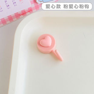 New Style Adhesive Hook Door Hanging Wall Cute No Punch Hanging Clothes Hook Hanging Key Home Dormitory Office Strong Adhesive Hook