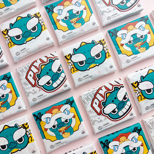Genuine Authorized Mickey Printed Paper Towel Portable Soft Bag Paper Small Bag Paper Towel Pocket Paper Printed Paper Towel