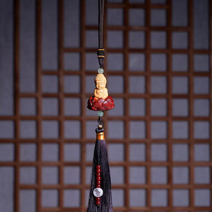 New DIY small Sakyamuni car pendant pendant Chinese style rearview mirror men's and women's pendant jewelry manufacturers wholesale