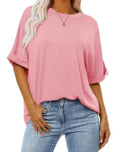 Amazon 2025 Europe and the United States cross-border foreign trade summer new solid color round neck plus size loose short sleeve T-shirt jacket women