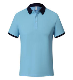 Spring and Summer 2024 37806# Short Sleeve Lel Polo Shirt Group Wear Business Leisure Sports Comfortable Fashion Classic