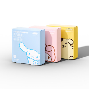 MINISO Famous and Excellent Sanrio Cute Disposable Hot Compress Steam Sleep Eyestrain Eyeships Eye Mask