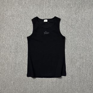 Corteiz Alcatraz Island Basic Printed Vest Street Fashion Sports Casual Men's and Women's Cross-border Top