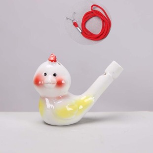 Ceramic Crafts 12557 Waterbird Whistle Children's Music Pottery Flute Tourist Spot Hot Selling Crafts Whistle