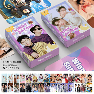 Новый JoongDunk Pondphuwin FirstKhaoTung Tai Star маленькая карта 30 двухсторонняя карта LOMO