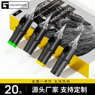 GOLDENHAWK Golden Eagle Tattoo Needle Disposable Tattoo Cheyenne Tattoo One Needle Cross-border Tattoo Equipment 20