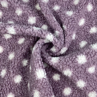 Grain cashmere fabric Plaid Teddy velvet tie-dyed Altai grain polar fleece coat coat toy fabric