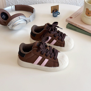 2025 Spring and Autumn New Children's Shoes Boys Small Size Shell Head Baby Shoes Girls Students Casual sneaker Running Shoes